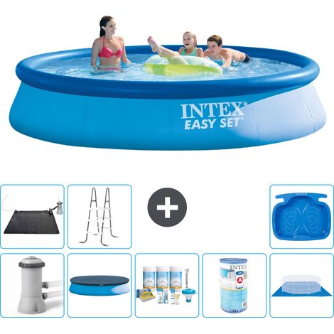 Intex Piscine Easy Set Ronde - 396x84 cm - 9-pièces S31123 (1/5)
