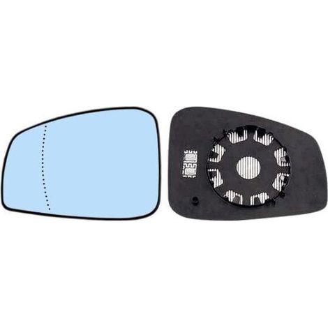 Verre de rétroviseur gauche bleu asphérique chauffant Renault Laguna 3 2007-2015