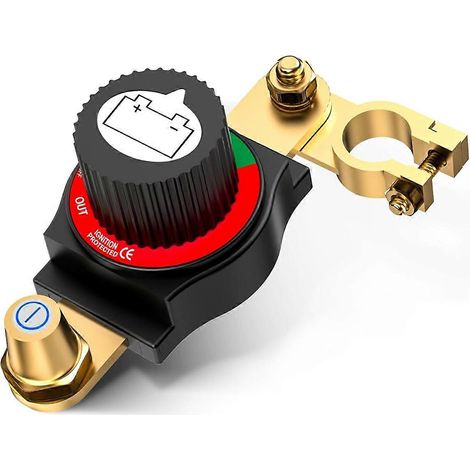 Interrupteur de déconnexion de batterie à borne supérieure, interrupteur de déconnexion de batterie de voiture (1/5)