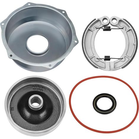Kit Tambour de Frein Arrière avec Moyeu Mâchoires Couvercle et Joints pour ATV (1/5)