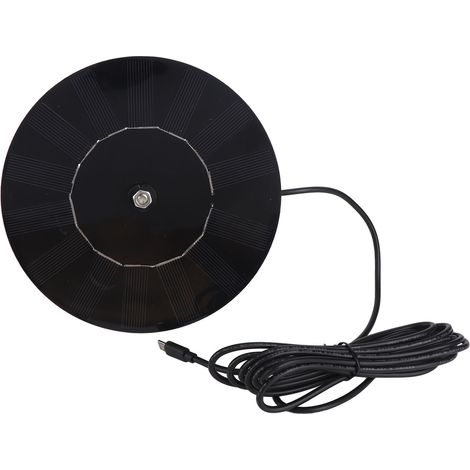 Kit de chargeur mural pour panneau solaire monocristallin en silicium 4W avec accessoires de surveillance extérieure (1/5)