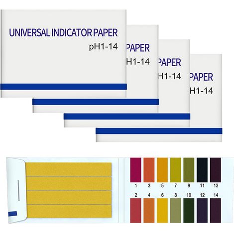 Papier de tournesol pour test pH (1-14) 320 bandelettes de test (1/5)