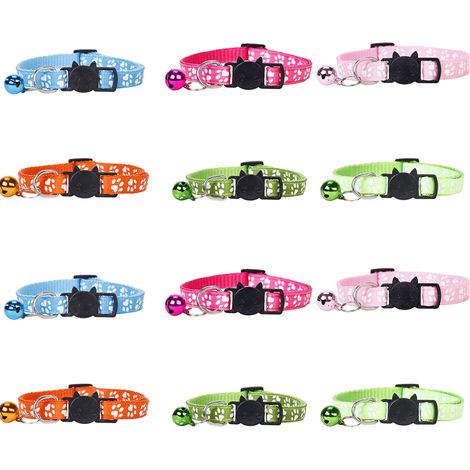 Collier Chiot Nylon Lumineux - Motif Mignon Avec Capsule Identité - Réglable Pour Petit Chien - Lot De 1 (1/5)