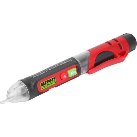 AC/DC-Spannungsprüfstift 12-1000V mit LED und einstellbarer Empfindlichkeit (1/5)