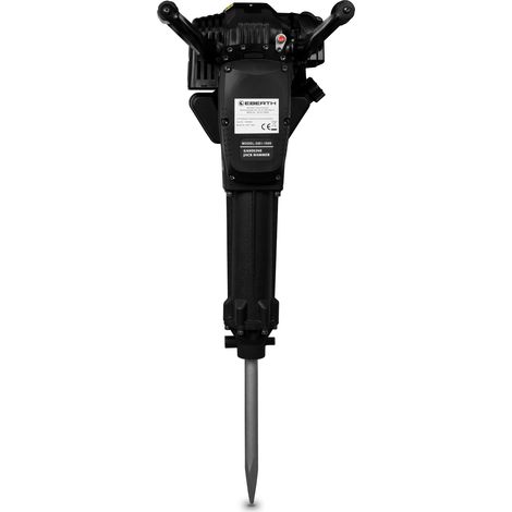 Eberth – Marteau-piqueur thermique essence 2,5CV 20-55J – SDS HEX 30mm – Moteur 2 temps pour béton armé – Châssis léger 20kg — vue 3