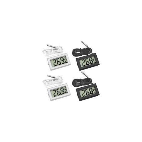 Waterproof Digital LCD Thermometer -50℃ to 110℃ - 100cm Probe - For Refrigerator, Freezer, Aquarium, and Home Use (1/5)