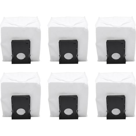 Lot de 6 Sacs à Poussière pour Robot W20 / W20 Pro / J20 – Tissu Non Tissé Réutilisable (1/5)