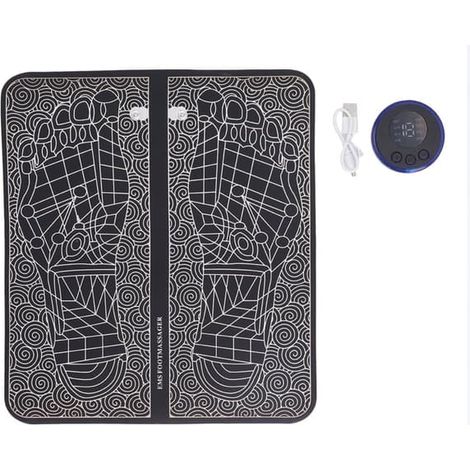Filiyano-Tapis de massage des pieds électrique pliable, coussin de massage pour le remodelage osseux, avec interrupteur manuel, idéal pour les (1/5)