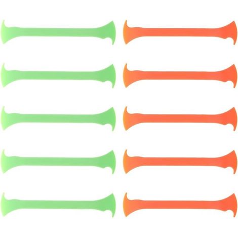 Ensemble 10 Pièces Outils pour Pose Film Vinyle Automobile, Raclette Plastique Orange et Verte Double, Grattoir Bordure Précis pour Teinte Vitres Voiture, Application (1/5)