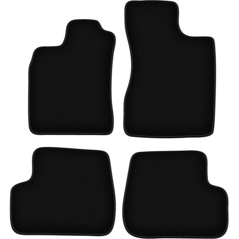 Schwarze Velours-Fußmatten für Renault Twingo I Schrägheck (1993-2006) (1/5)