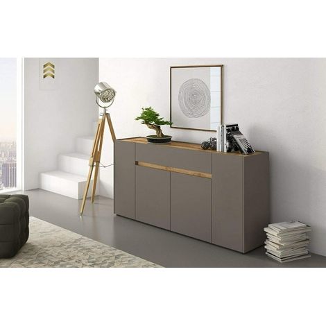 MADIA CRETA 170X40XH85CM CONGO CON TOP ROVERE TEAK (1/2)
