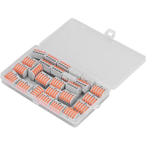 Set mit 26 Schnellkupplungen für elektrische Kabel, inklusive Aufbewahrungsbox (1/5)