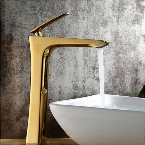 Bassin Robinet Bain Eau Bassin mitigeur Robinet Robinet Robinet Robinet Chaud Chaud Noir/Blanc Curseur Curseur Serre-toise Eau Grue mitigeur Or(Gold) (1/5)