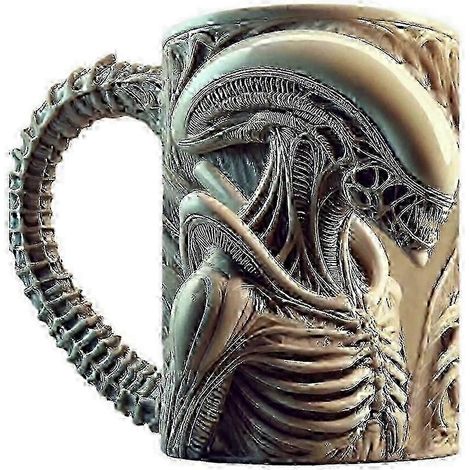 Mug 325 ml - Mug à café extraterrestre - Cadeau pour les fans d'horreur 0619