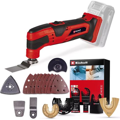 Einhell 18v Cordless Multi Tool TC-MG 18 Li-Solo Power X-Change Bare + 19 Access (1/5)