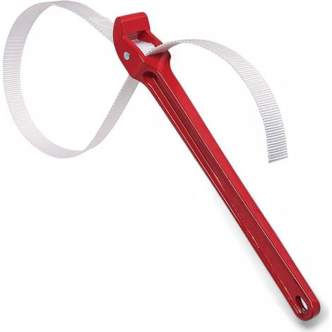 chiave a nastro per filtro olio manico 300 mm alluminio fettuccia nylon 25 mm diametro massimo 160 mm facile utilizzo (1/3)