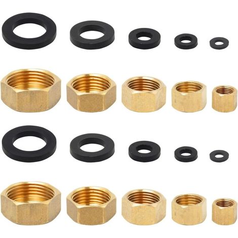 10 Bouchon,Filetage Interne,Laiton,Résistant Corrosion,Tuyau,Chauffage Eau