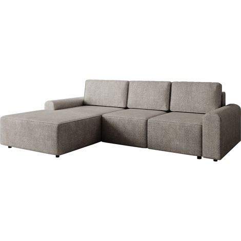 Sofá rinconero Stonecrest 105, Sierra 748, Función de descanso, Almacenaje, 258x168x85cm, 0