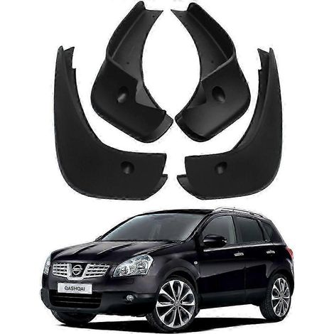 Bavettes de protection avant et arrière pour Nissan Qashqai J10 (2007-2013) (1/4)