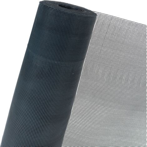 GARTENZAUN 1,20m x 50m Lärmschutz Zaun Kunststoffzaun Masche 7mm in schwarz (1/5)