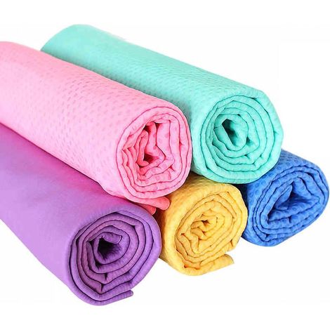 Serviette de lavage de voiture, chiffon de séchage ultra-absorbant et anti-rayures pour le nettoyage des vitres de voiture et de la maison, avec sac pour animaux de compagnie, couleur aléato