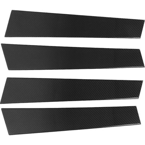 4-teiliges Zierblenden-Set für die B-Säule aus Kohlefaser, passend für Porsche Panamera 971 (2017–2022), (1/5)