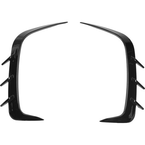 2-teiliger Heckspoiler-Diffusorrahmen in Hochglanzschwarz mit unteren Lufteinlässen für 4er G22 G23 M Sport (1/5)
