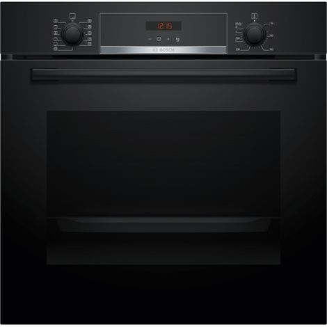 Bosch Serie 4, horno empotrado, 60 x 60 cm, negro, HBA574BB3