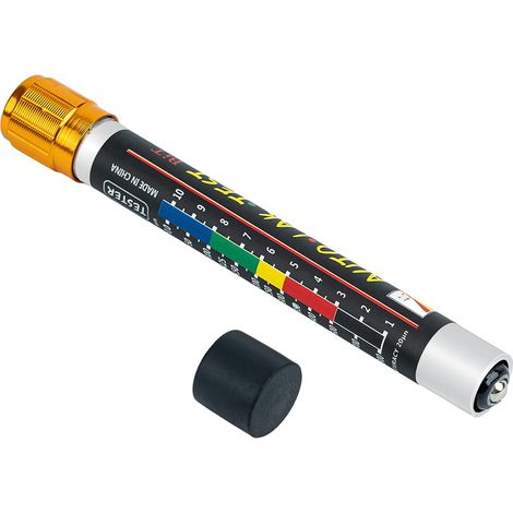 Medidor de espesor de pintura para automóviles, medidor de espesor de recubrimiento, medidor de recubrimiento de pintura con punta magnética (1/5)