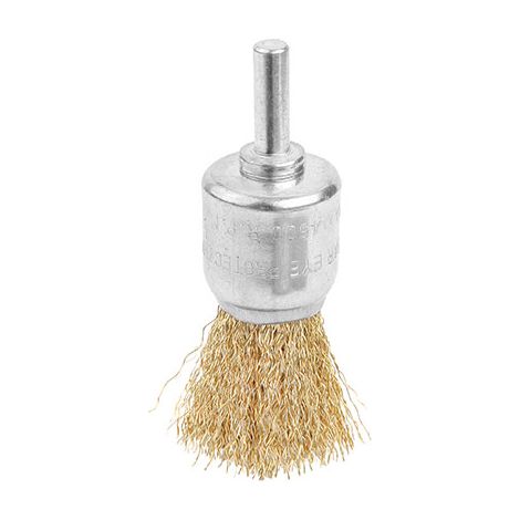 SPAZZOLA ACCIAIO A PENNELLO + GAMBO 771201 WOKIN - MM 25 G.MM 6- 10 pezzi