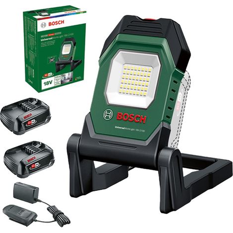 Bosch 06039A1300 Cordless 18v LED Worklight UniversalWorkLight X2 1.5AH Battery (1/5)
