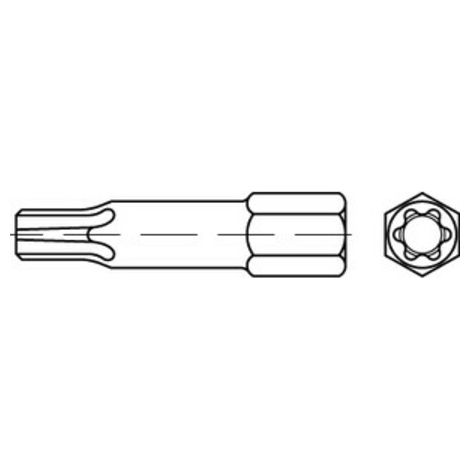 ART 89817 REYHER Sortiment T15-T40 ONCCL-Bits - je 1 Bit pro Größe S