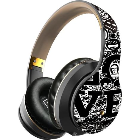 Casque o Bluetooth 5.0 supra-auriculaire sans fil pliable Hi-Fi (1/5)
