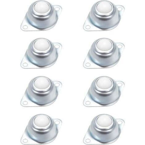 8 roulettes à billes en nylon universelles pour déplacer les meubles – Roulettes légères, silencieuses et résistantes pour sols durs et moquettes (1/4)