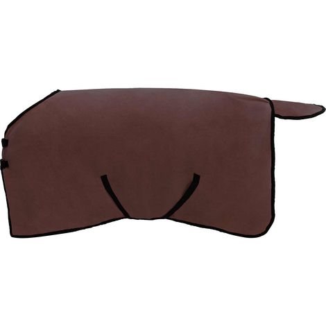 Horse Blanket Full Dark Brown 85 cm Polyester vidaXL
