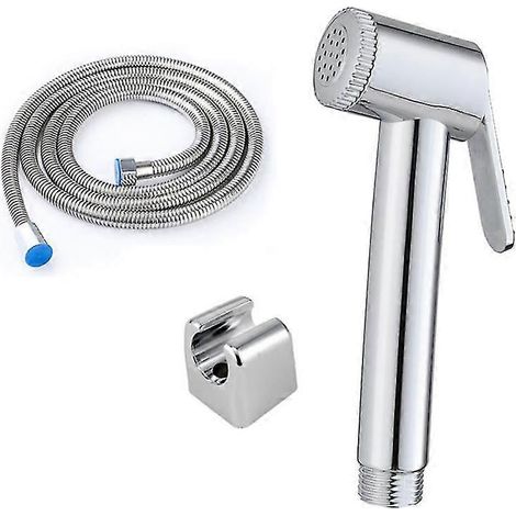 Ensemble de douche autonettoyante à main pour salle de bain avec buse de pulvérisation et tuyau d'arrosage (1/5)