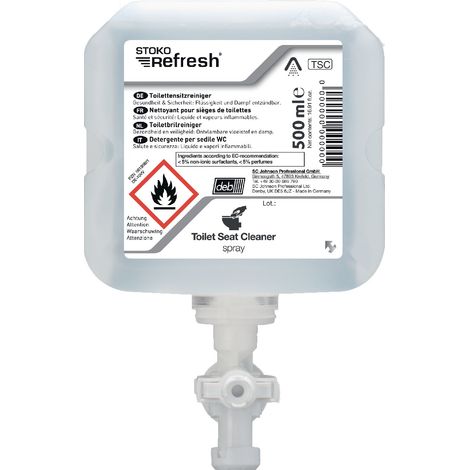 Spray detergente per sedili WC Refresh® Toilet Seat Cleaner (TSC) 500 ml cartuccia
