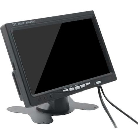 Mini TV 7 pouces HD 800x480, écran LCD portable pour voiture, double entrée DVD/CMMB, pour véhicules de tourisme
