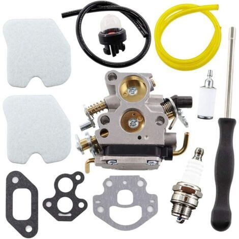 Carburateur avec Tournevis de Réglag Filtre à Air pour Husqvarna 235 235E 236 236E 240 240E C1T-W33 4 Zama Tronçonneuse Remplace 574719402 545072601