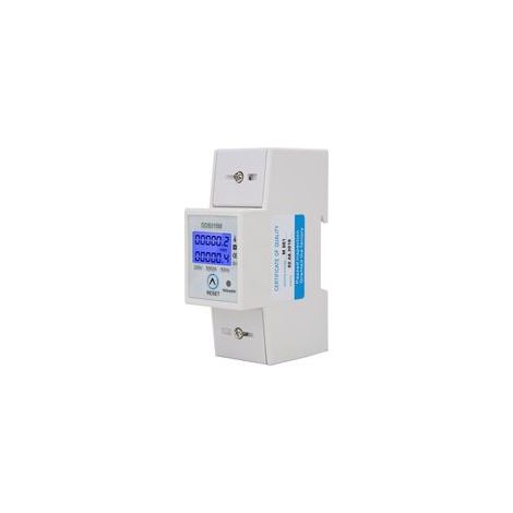 Compteur d'énergie numérique monophasé 230 V DDS015M, réinitialisable (1/5)
