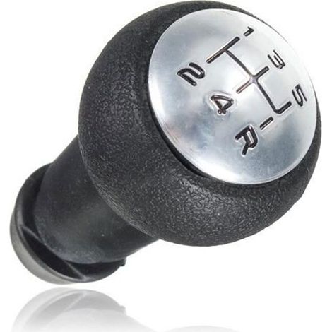 Pommeau de Levier de Vitesse - NEUFU - PEUGEOT 106 206 306 406 107 207 307 407 - ABS - Noir - 9cm (1/4)