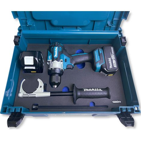 SCHWÄBLE® Schaumeinlage Schaumstoffeinlage für Makita Schlagbohrschrauber DHP486 (1/5)