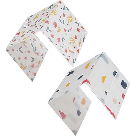 Housse de réfrigérateur avec sac de rangement, organisateur de réfrigérateur, décoration intérieure, couleurs variées, 130 x 54 cm, à suspendre, lot de 2 (1/5)