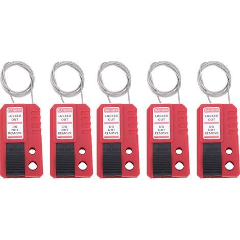 Verrouillage par câble de verrouillage, Micro Loto industriel réglable multifonctionnel pour machines (1/5)