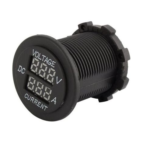 Voltmetre Amperemetre Numerique - Haute précision Voiture Moto DC 12-24V Double LED Voltmètre numérique Ampèremètre Amp Voltmètre Guage (1/3)