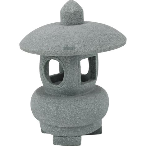 Statue de lanterne pagode en grès, ornement architectural chinois miniature, modèle de pagode pour aquarium, type 2 (1/5)