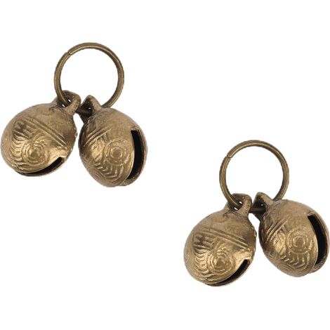 Clochettes pour Collier de Chien,2 Grelots Vintage pour Collier avec Pendentif Anti-Vol,Clochettes de Colliers 18mm pour Petit Chien, Accessoires de Suivi pour Animaux (1/5)