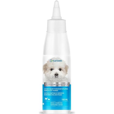 Solution oculaire Eurowet pour chiens et chats 100 ml