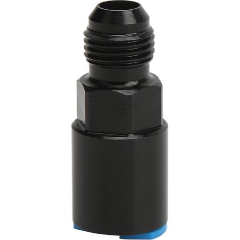 Ortviai Raccord EFI AN6 mâle à déconnexion rapide en aluminium 6061-T6 anodisé noir, pour ligne carburant