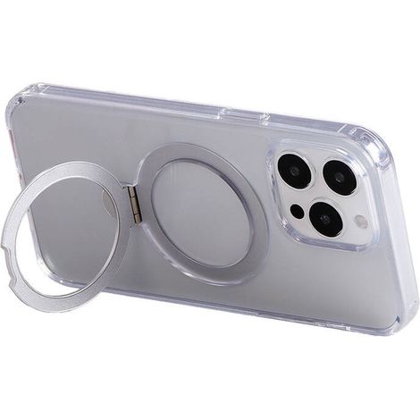 Joyroom JR-BP004 Custodia protettiva magnetica con supporto per iPhone 15 (trasparente) (1/5)